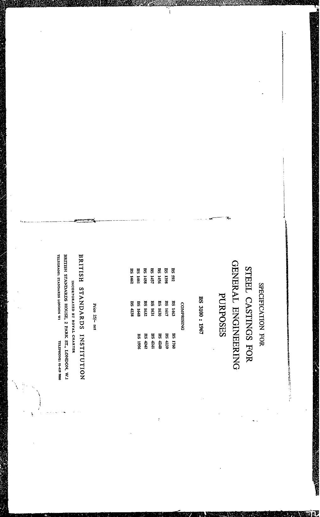 BS 3100:1967 BS 3100:1967 pdf