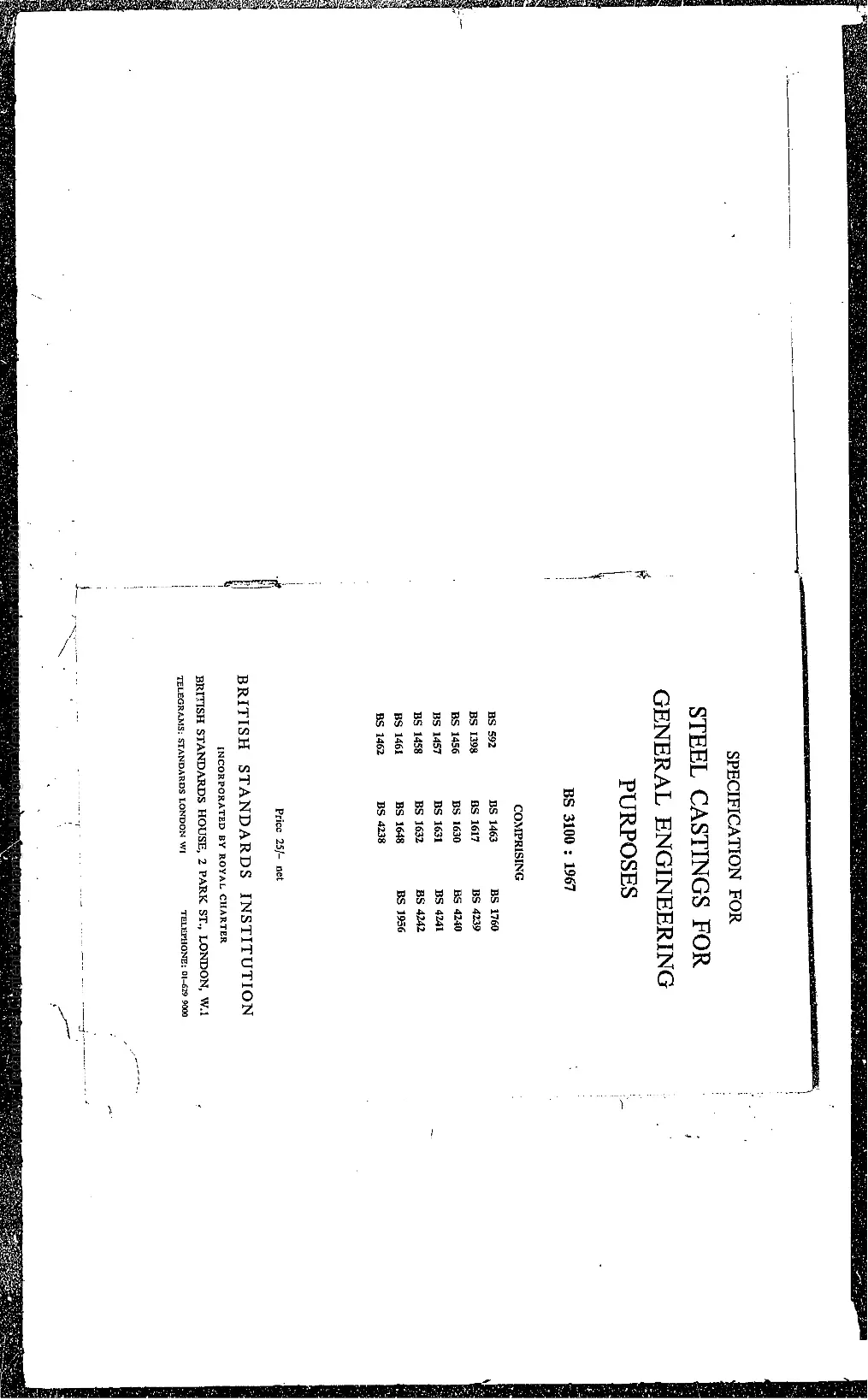 BS 3100:1967 BS 3100:1967 pdf
