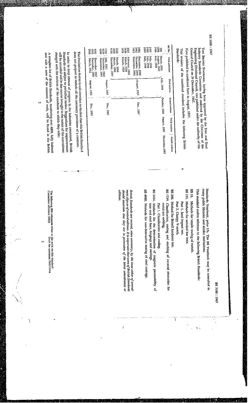 BS 3100:1967 BS 3100:1967 pdf
