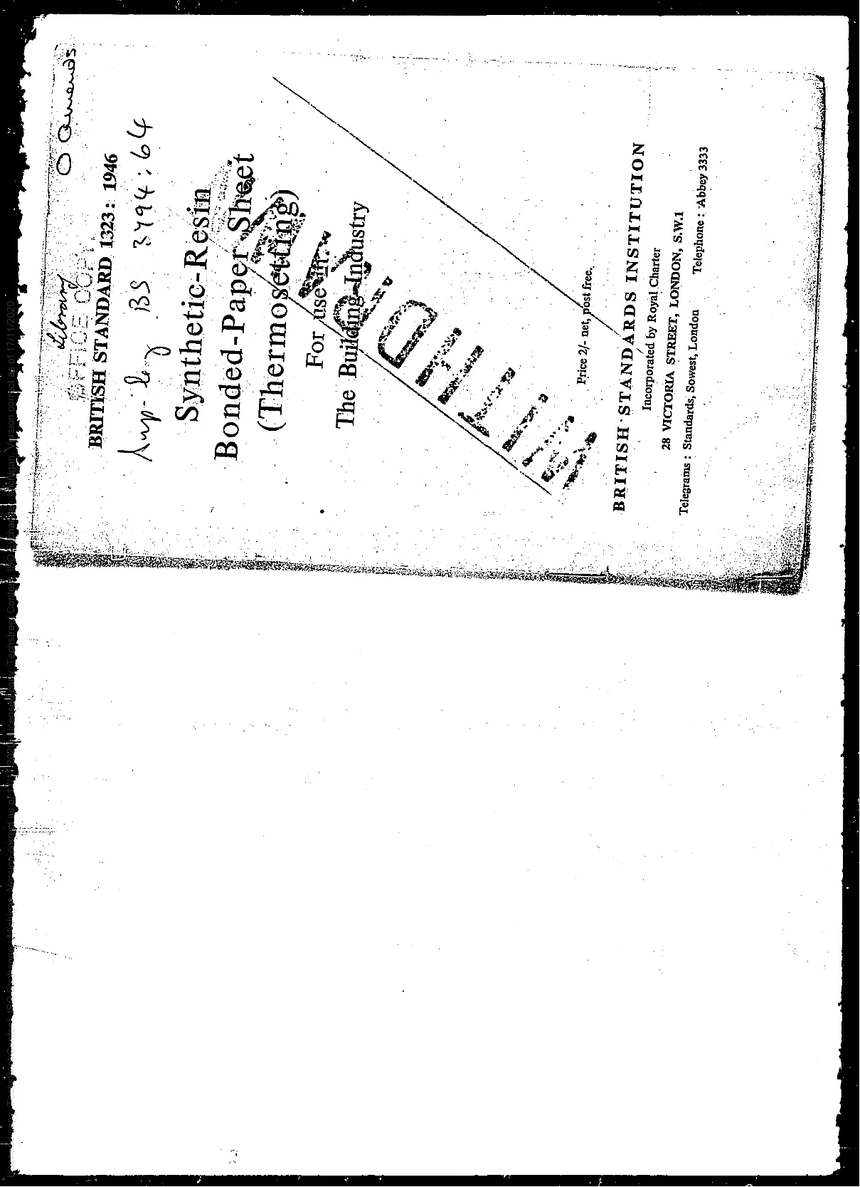 BS 1323:1946 BS 1323:1946 pdf