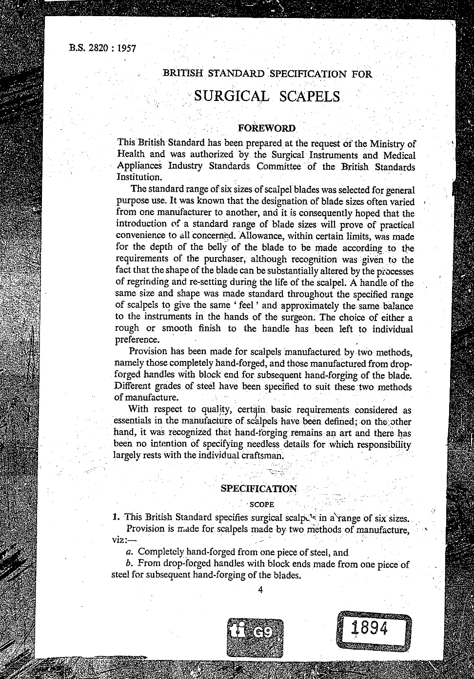 BS 2820:1957 BS 2820:1957 pdf