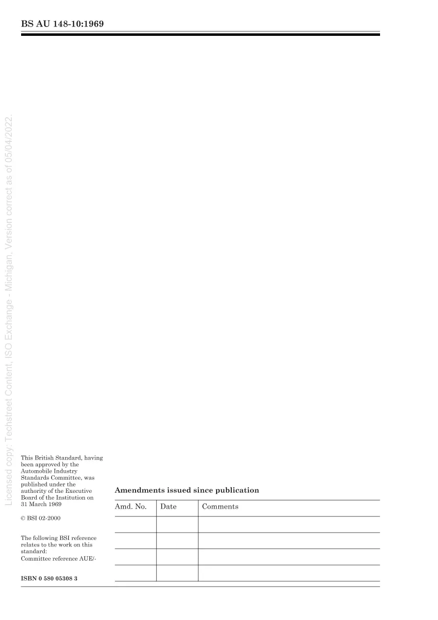 BS +AU 148-10:1969 BS +AU 148-10:1969 pdf