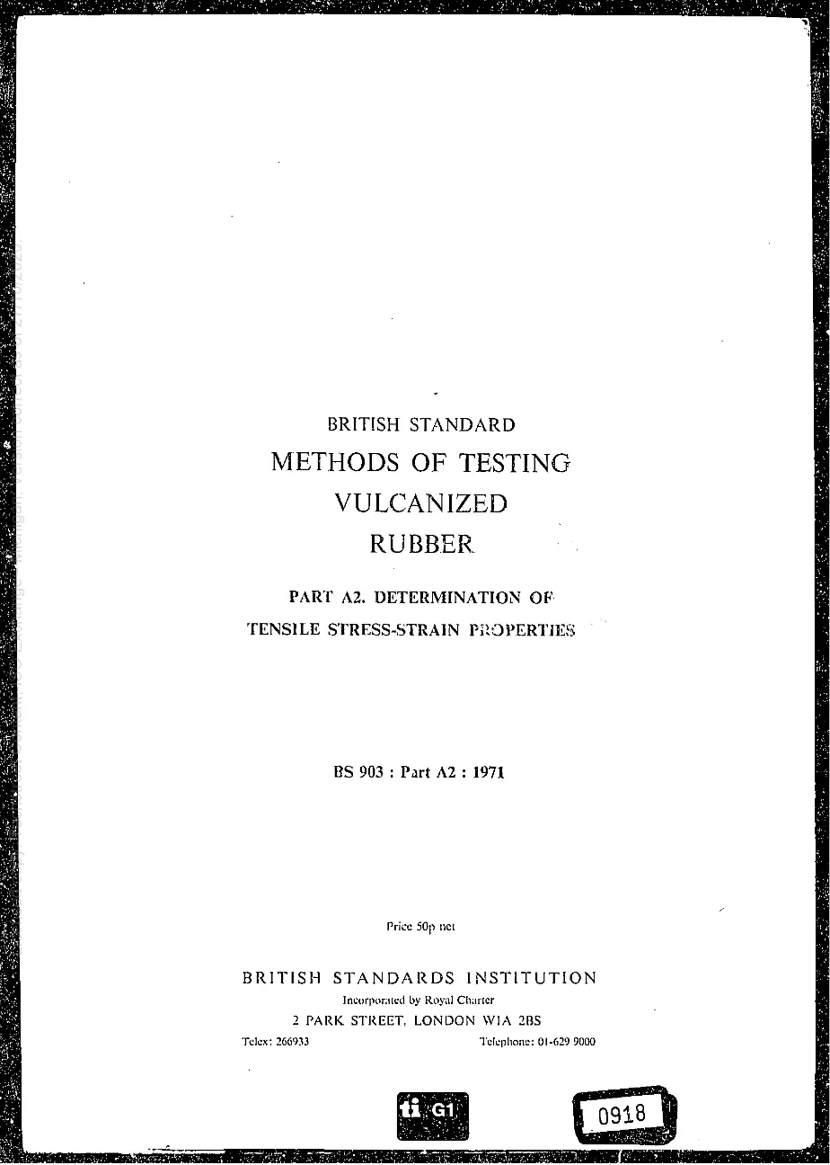 BS 903-A2:1971 BS 903-A2:1971 pdf
