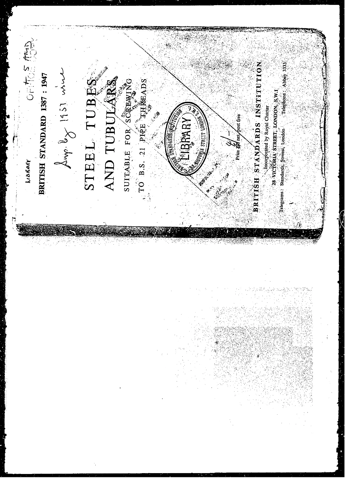 BS 1387:1947 pdf