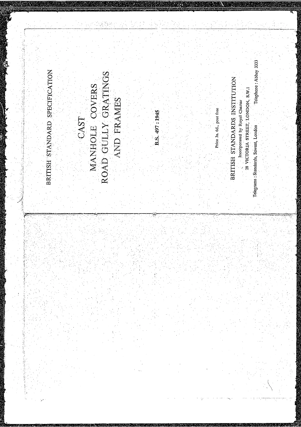 BS 497:1945 BS 497:1945 pdf