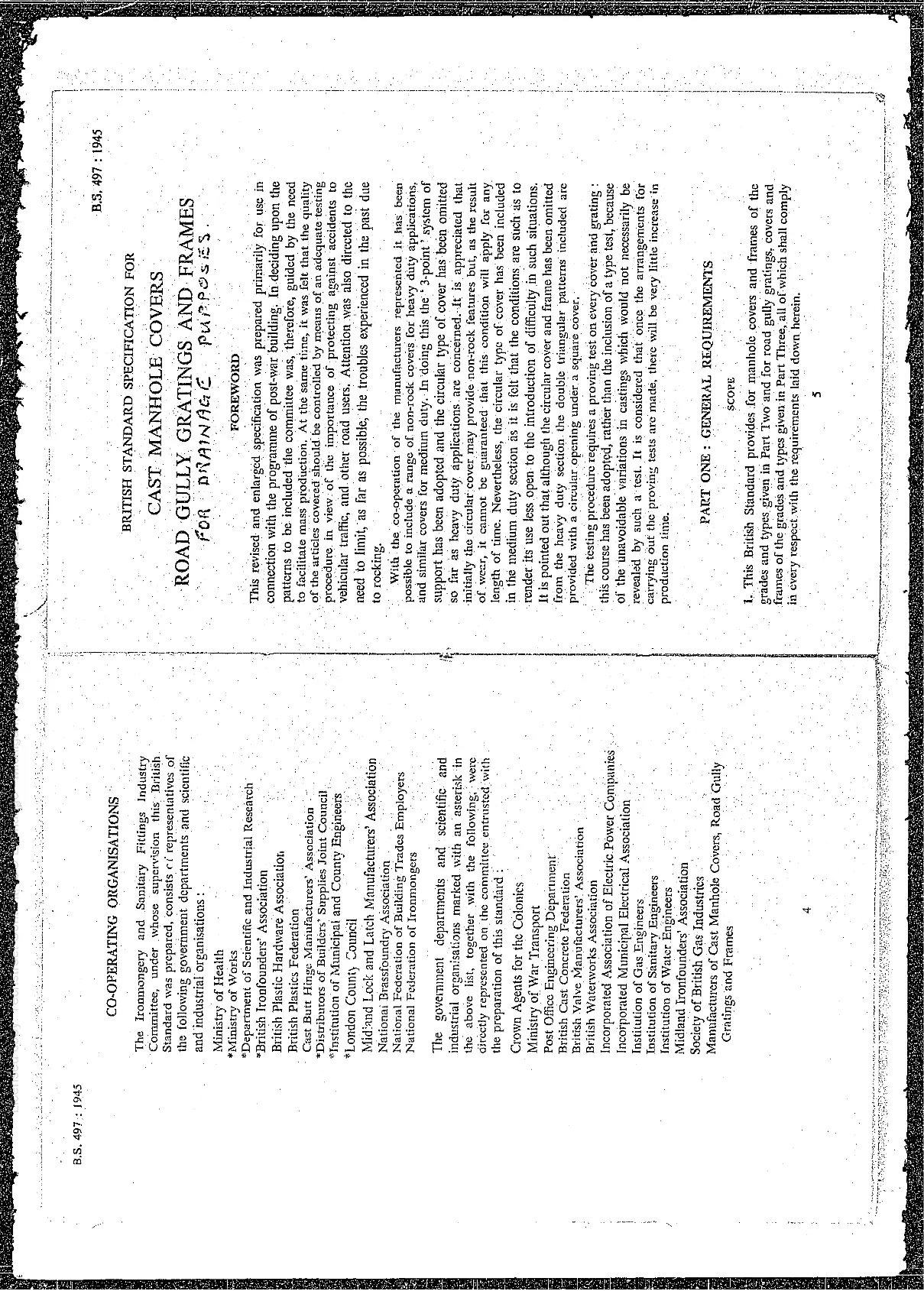 BS 497:1945 BS 497:1945 pdf