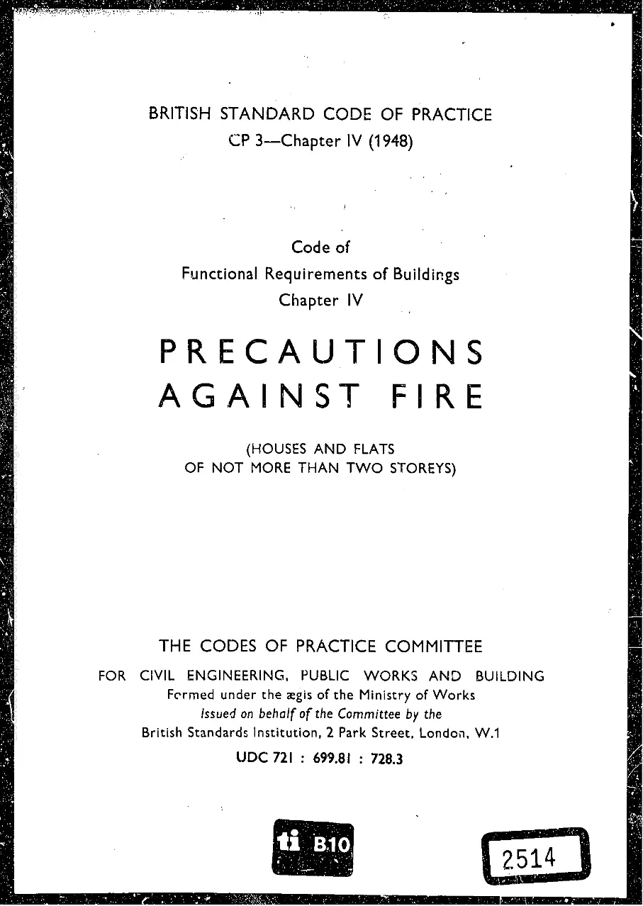 BS CP 3:CHAPTER IV:1948 BS CP 3:CHAPTER IV:1948 pdf