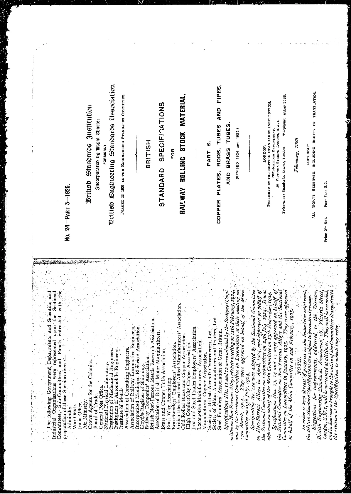 BS 24-5:1925 pdf