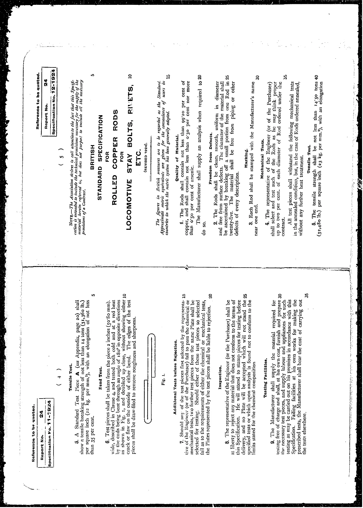 BS 24-5:1925 pdf