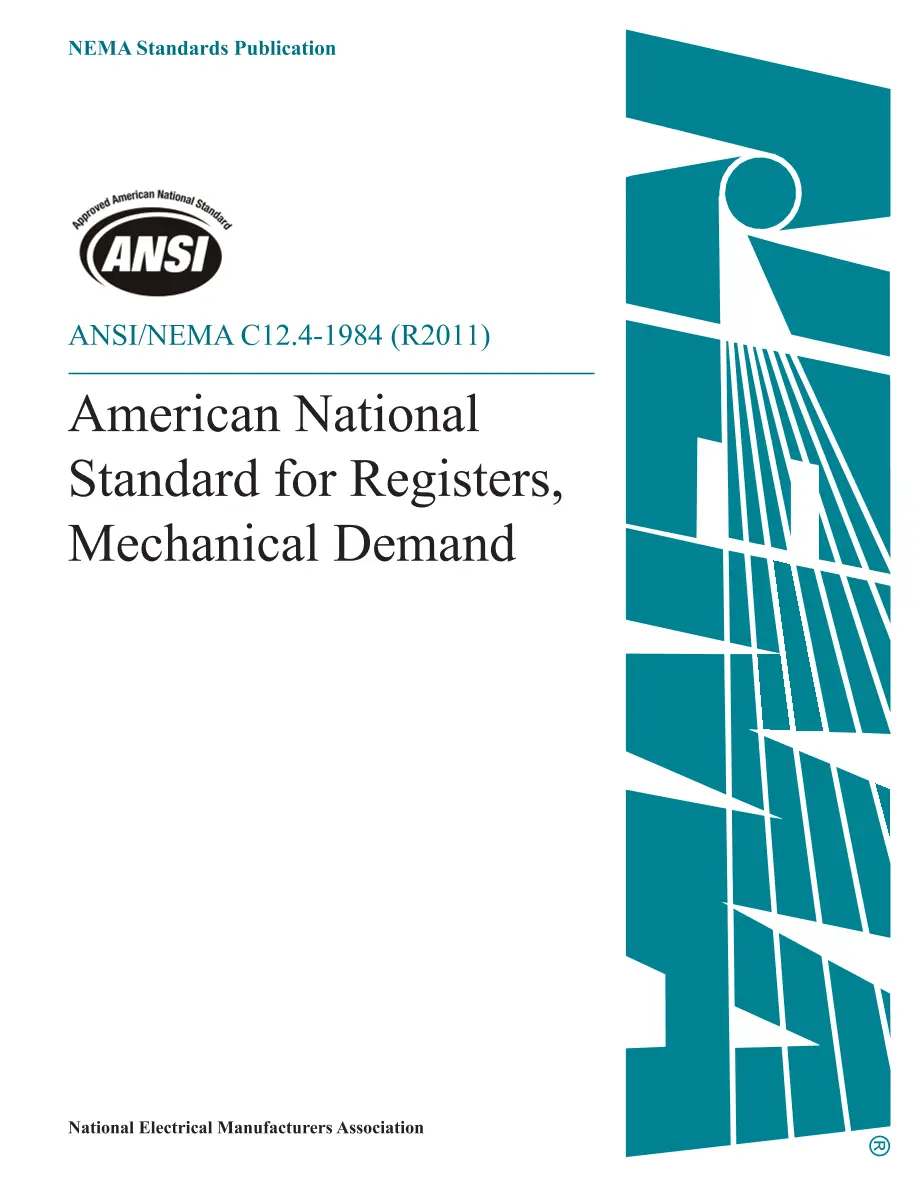 ANSI C12.4-1984 (R2002, R2011) pdf