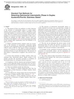 ASTM A923-23 ASTM A923-23 pdf