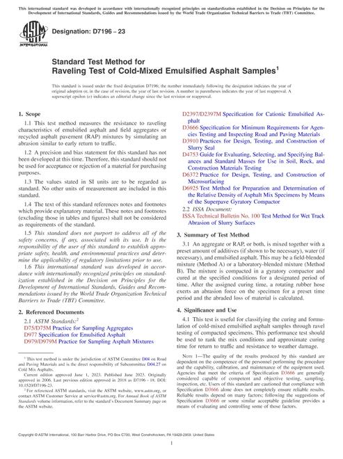 ASTM D7196-23 ASTM D7196-23 pdf
