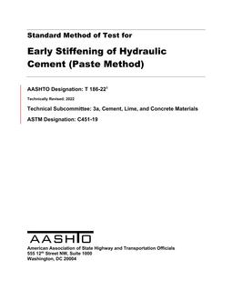 AASHTO T 186-22 AASHTO T 186-22 pdf