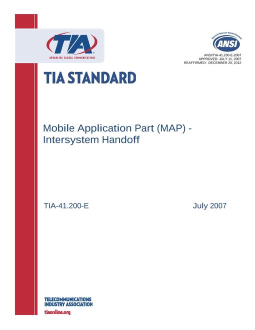 TIA ANSI/TIA-41.200-E pdf