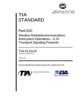 TIA ANSI/TIA-41.510-E pdf