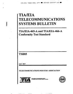 TIA TSB85 pdf