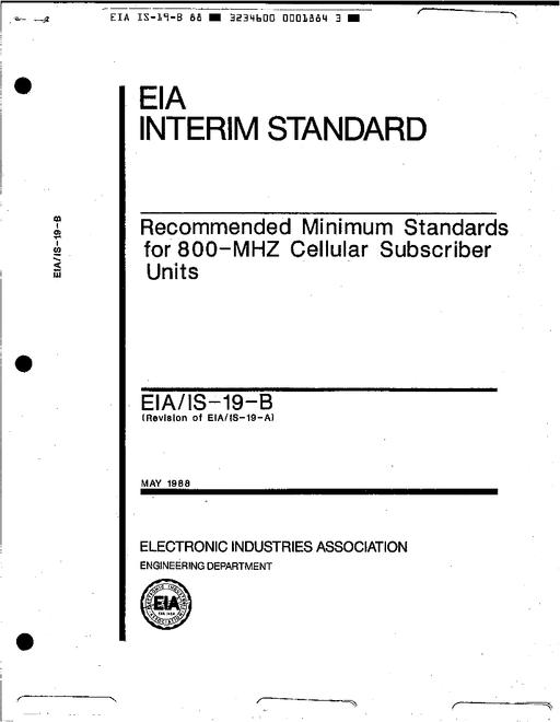 TIA EIA/IS-19-B pdf