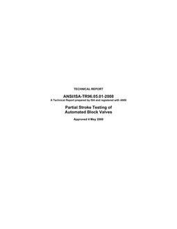 ISA TR96.05.01 ISA TR96.05.01 pdf