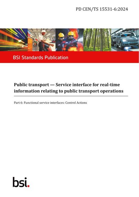 BS PD CEN/TS 15531-6:2024 BS PD CEN/TS 15531-6:2024 pdf