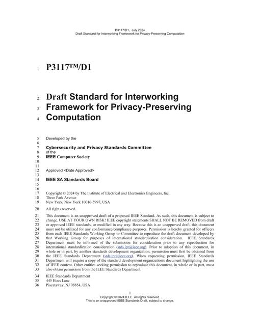 IEEE P3117 IEEE P3117 pdf