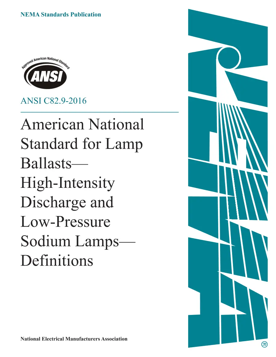 ANSI C82.9-2016 pdf