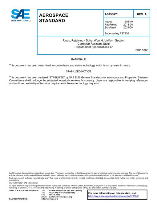 SAE AS7330A pdf