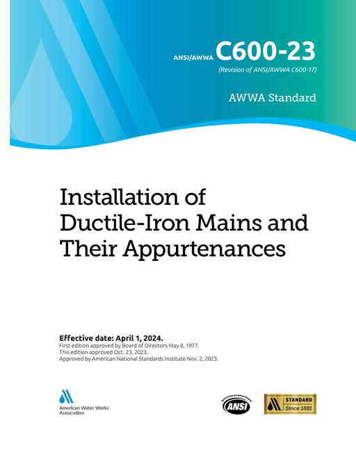 AWWA C600-23 pdf