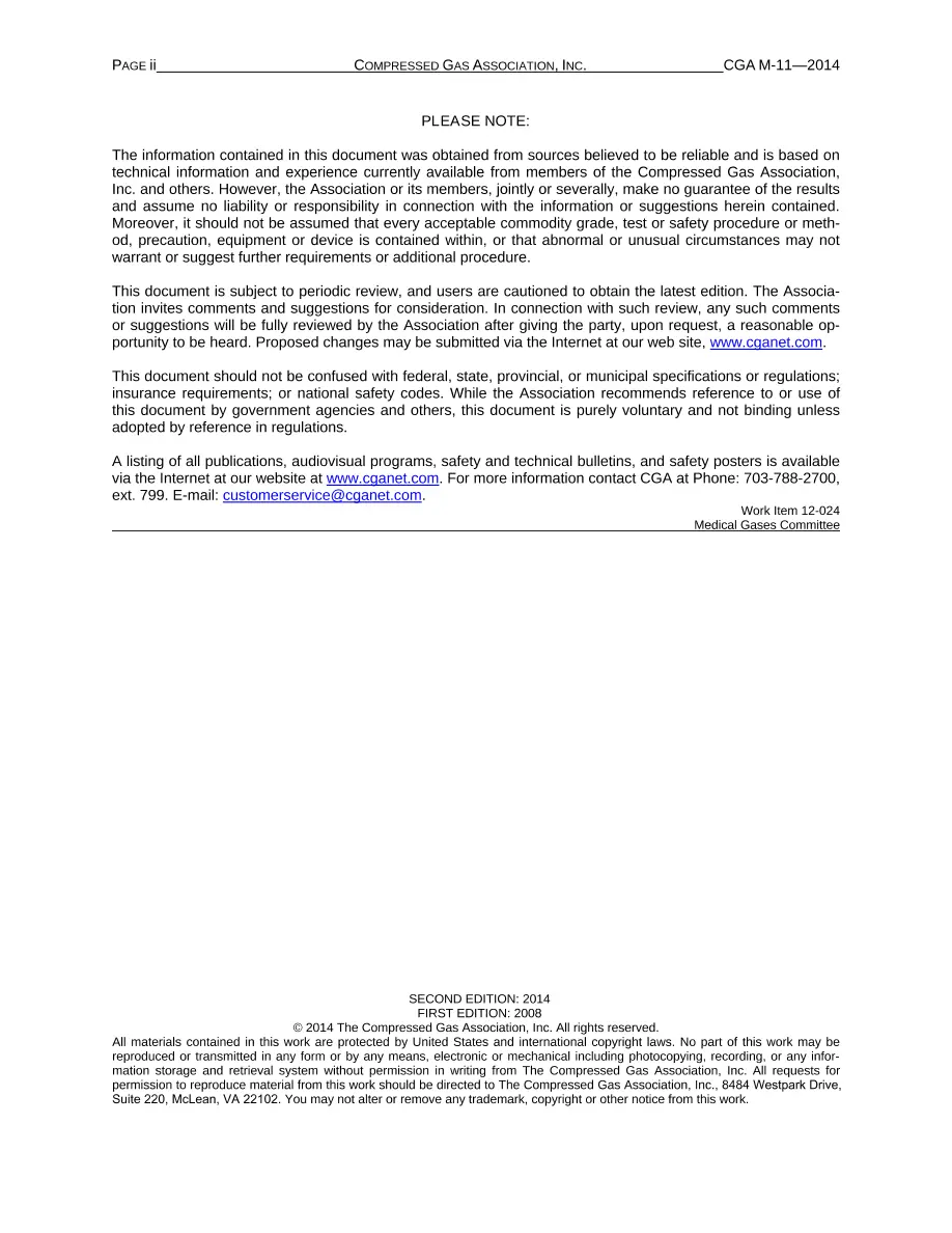CGA M-11 pdf