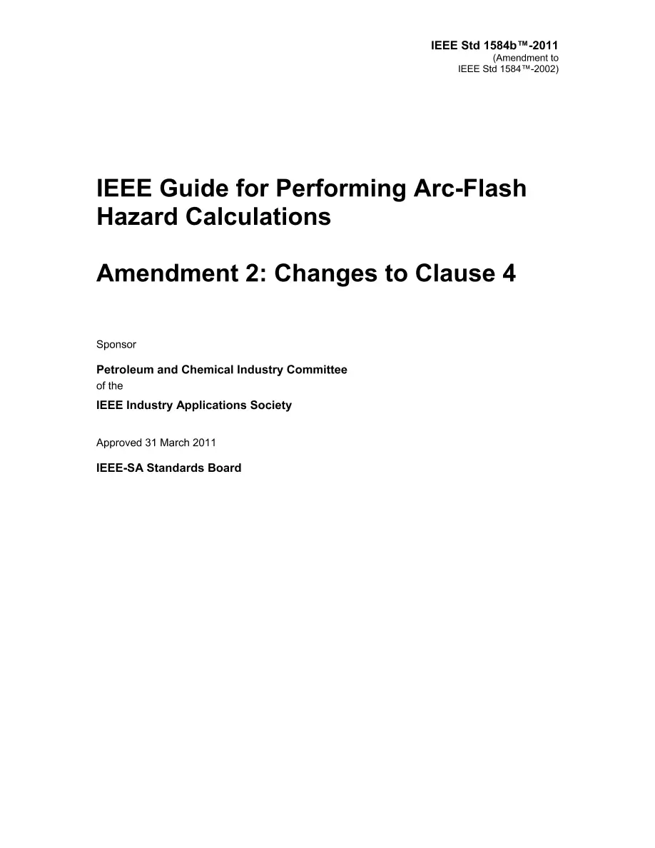 IEEE 1584b-2011 IEEE 1584b-2011 pdf
