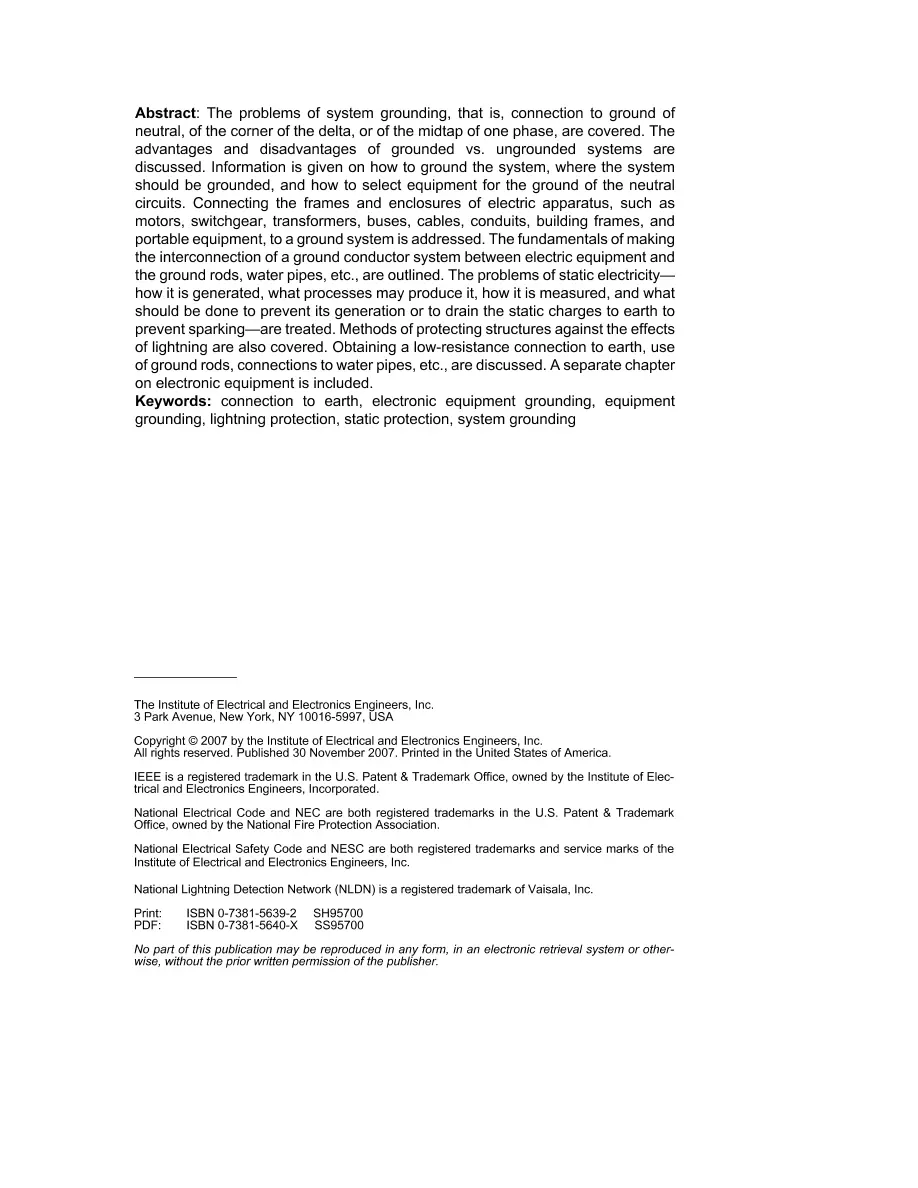 IEEE 142-2007 IEEE 142-2007 pdf