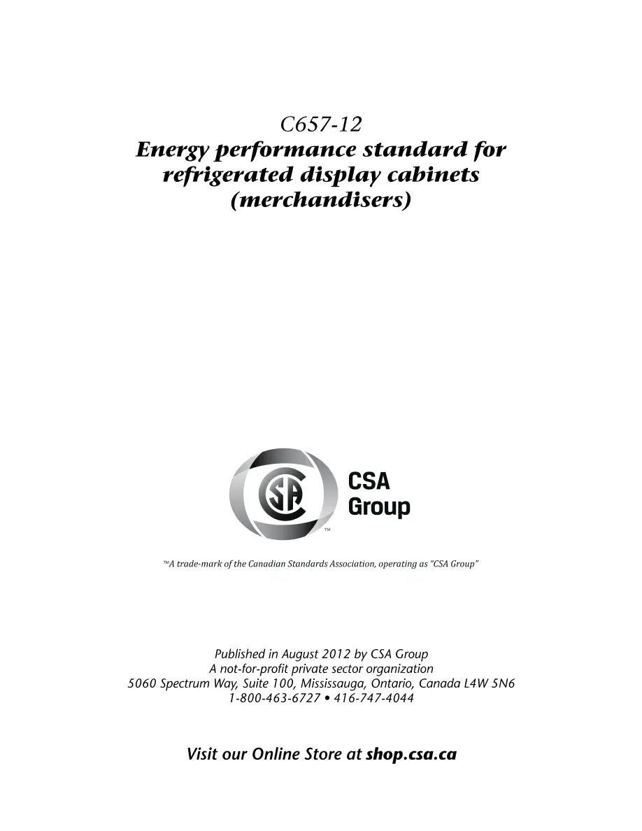 CSA C657-12 CSA C657-12 pdf