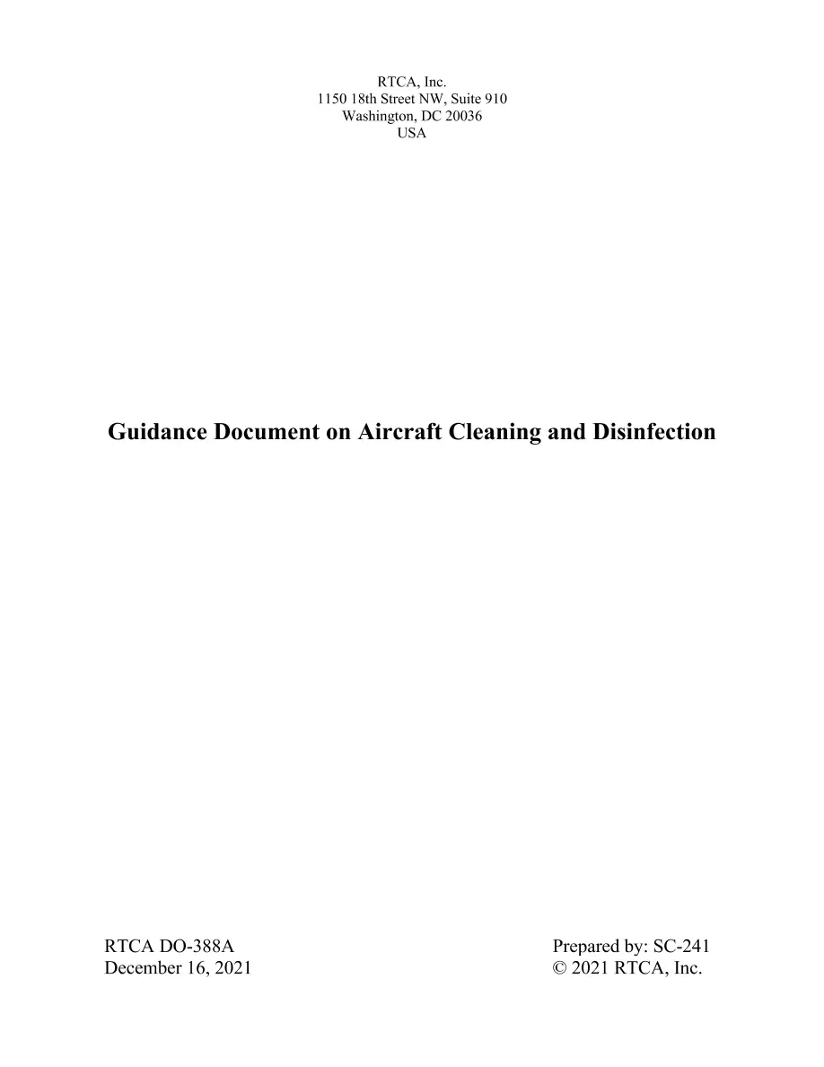 RTCA DO-388A RTCA DO-388A pdf