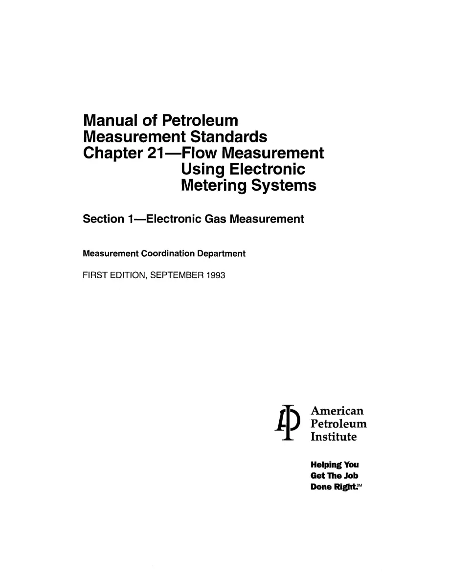 API MPMS Chapter 21.1 API MPMS Chapter 21.1 pdf