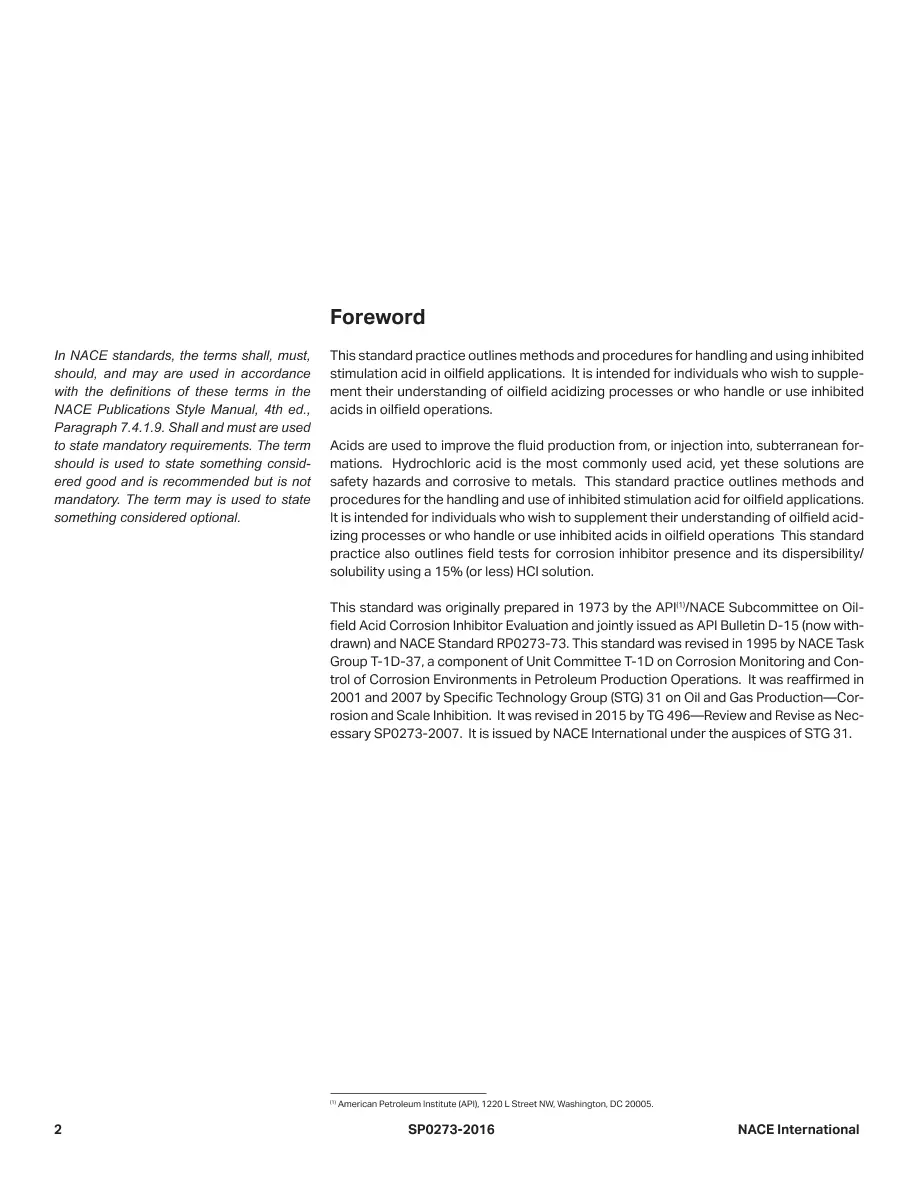 NACE SP0273-2016 NACE SP0273-2016 pdf