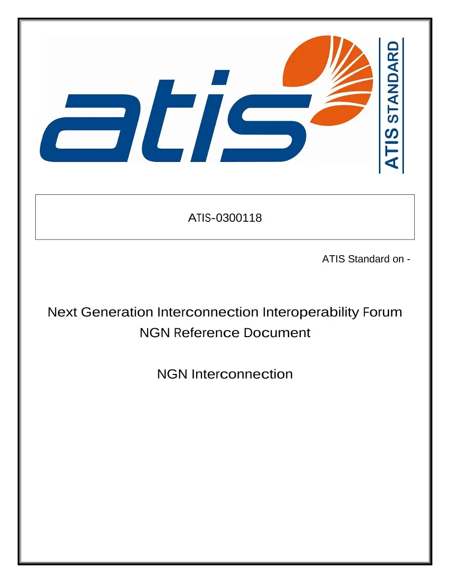ATIS 0300118 ATIS 0300118 pdf