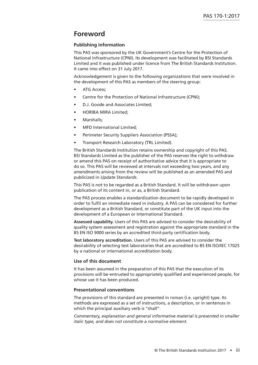 BS PAS 170-1:2017 BS PAS 170-1:2017 pdf