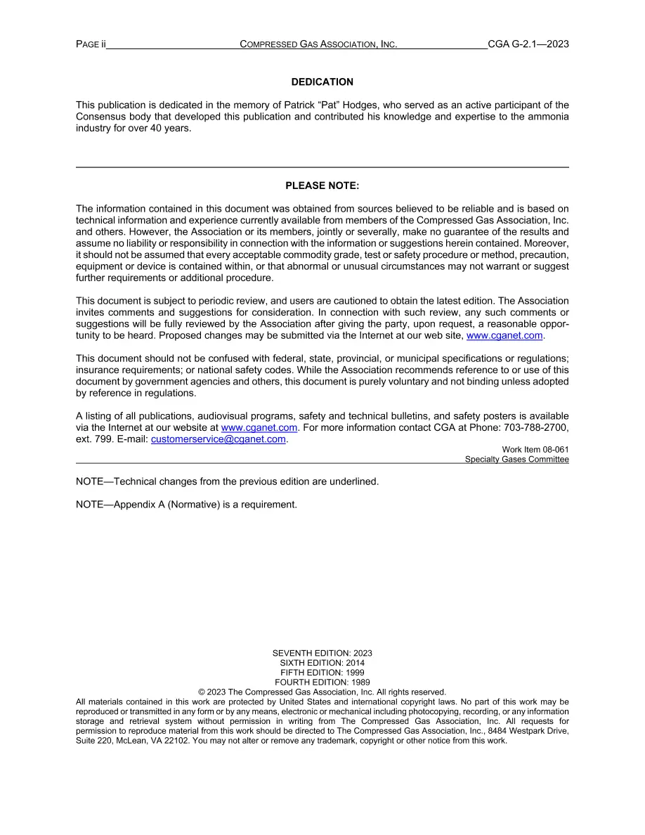 CGA G-2.1 CGA G-2.1 pdf