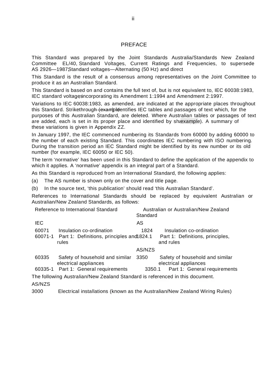 AS 60038-2000 pdf