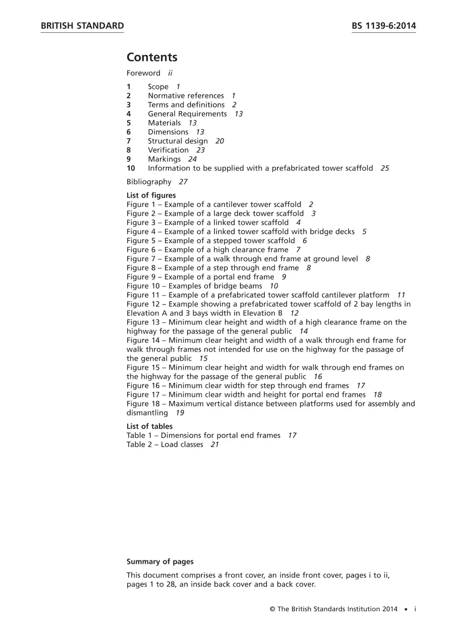 BS 1139-6:2014 BS 1139-6:2014 pdf