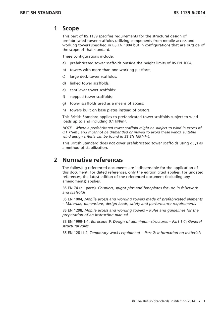 BS 1139-6:2014 BS 1139-6:2014 pdf