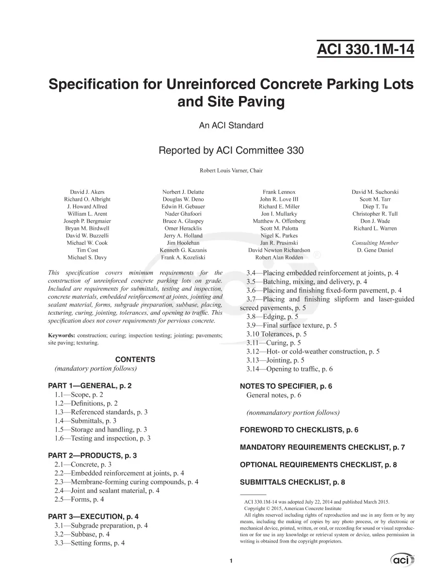 ACI 330.1M-14 ACI 330.1M-14 pdf