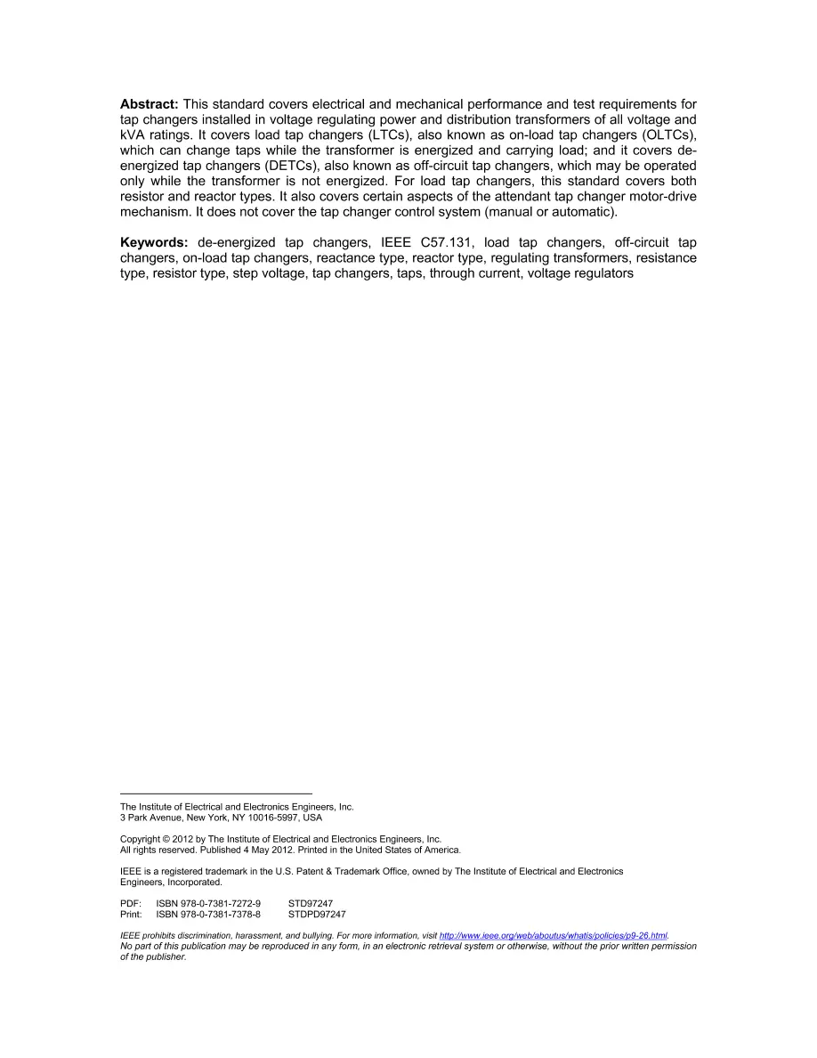 IEEE C57.131-2012 IEEE C57.131-2012 pdf
