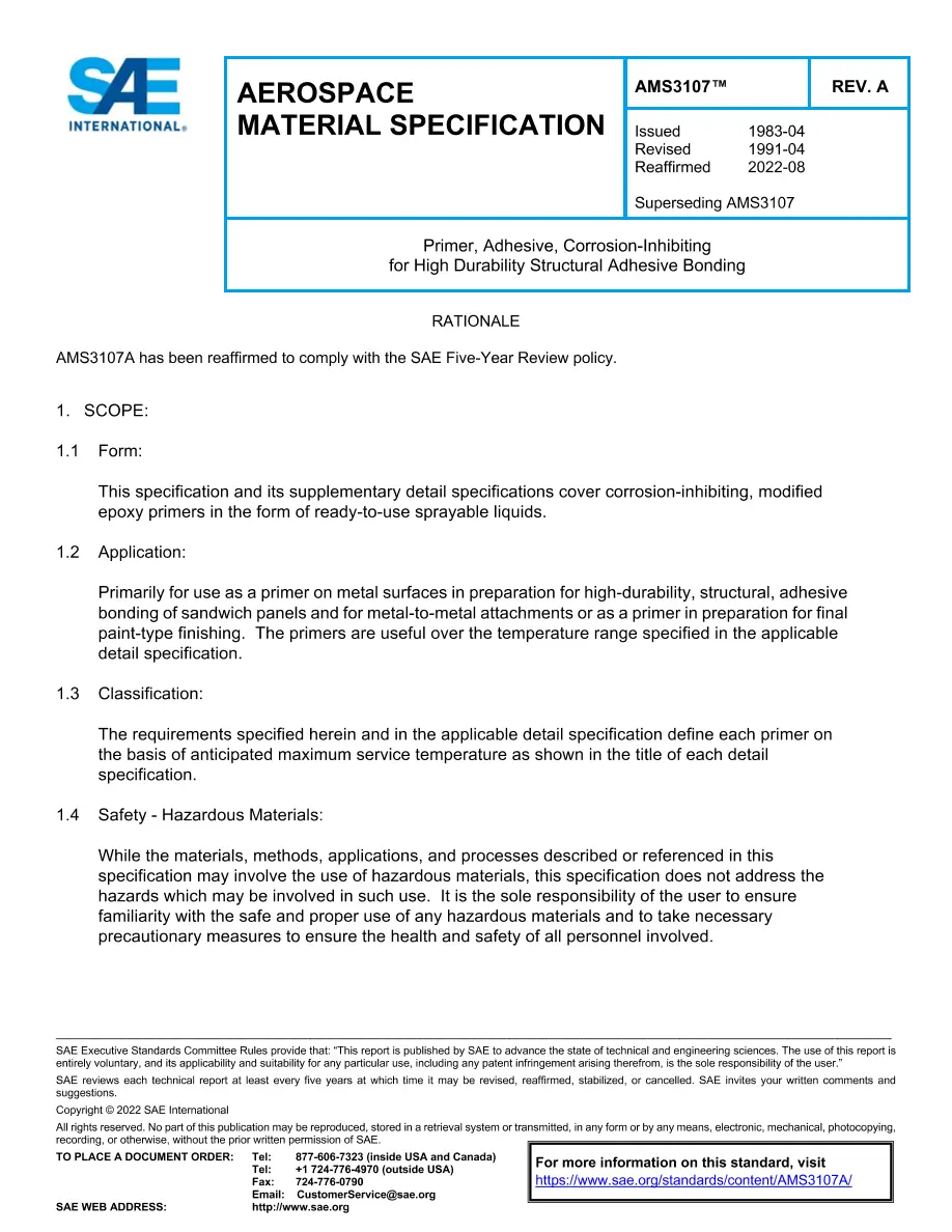 SAE AMS3107A SAE AMS3107A pdf