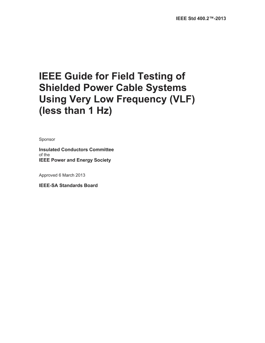 IEEE 400.2-2013 IEEE 400.2-2013 pdf