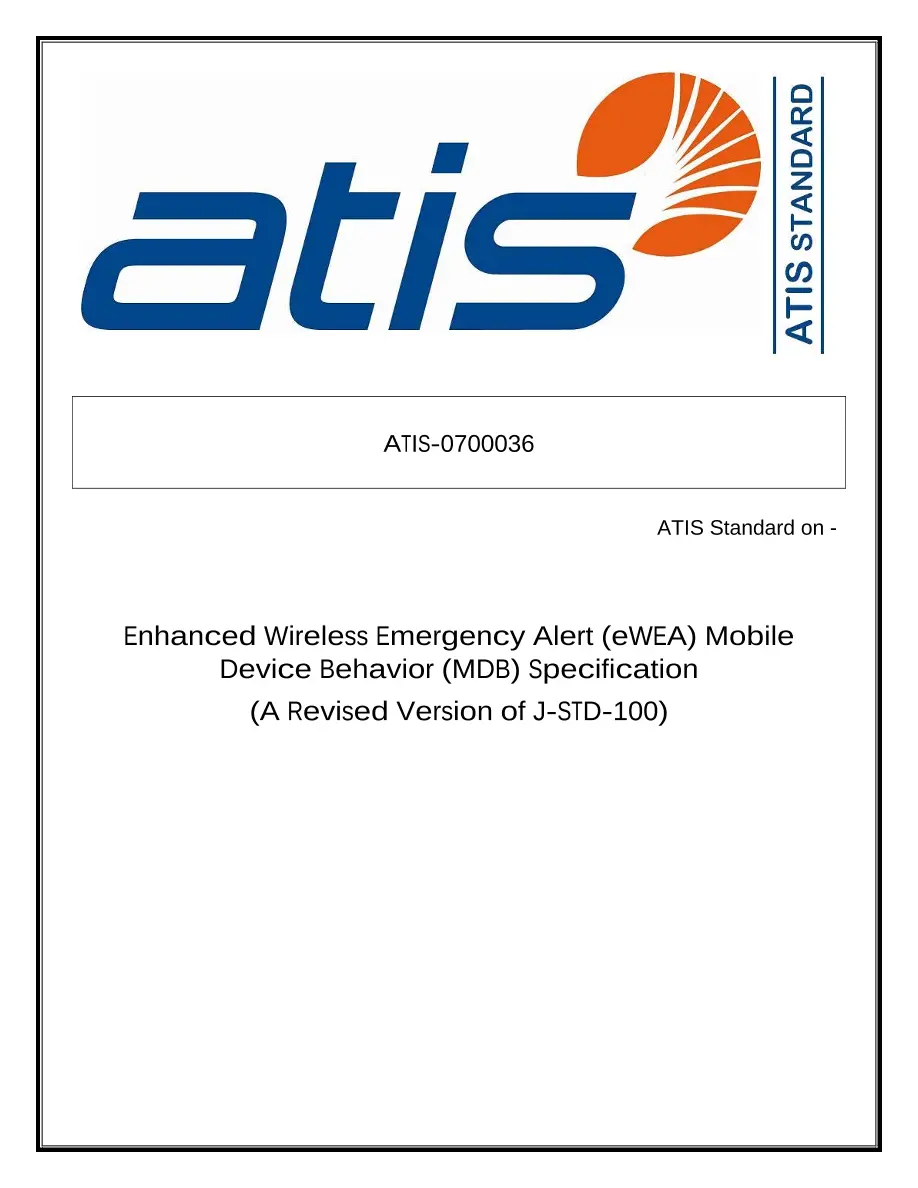 ATIS 0700036 pdf