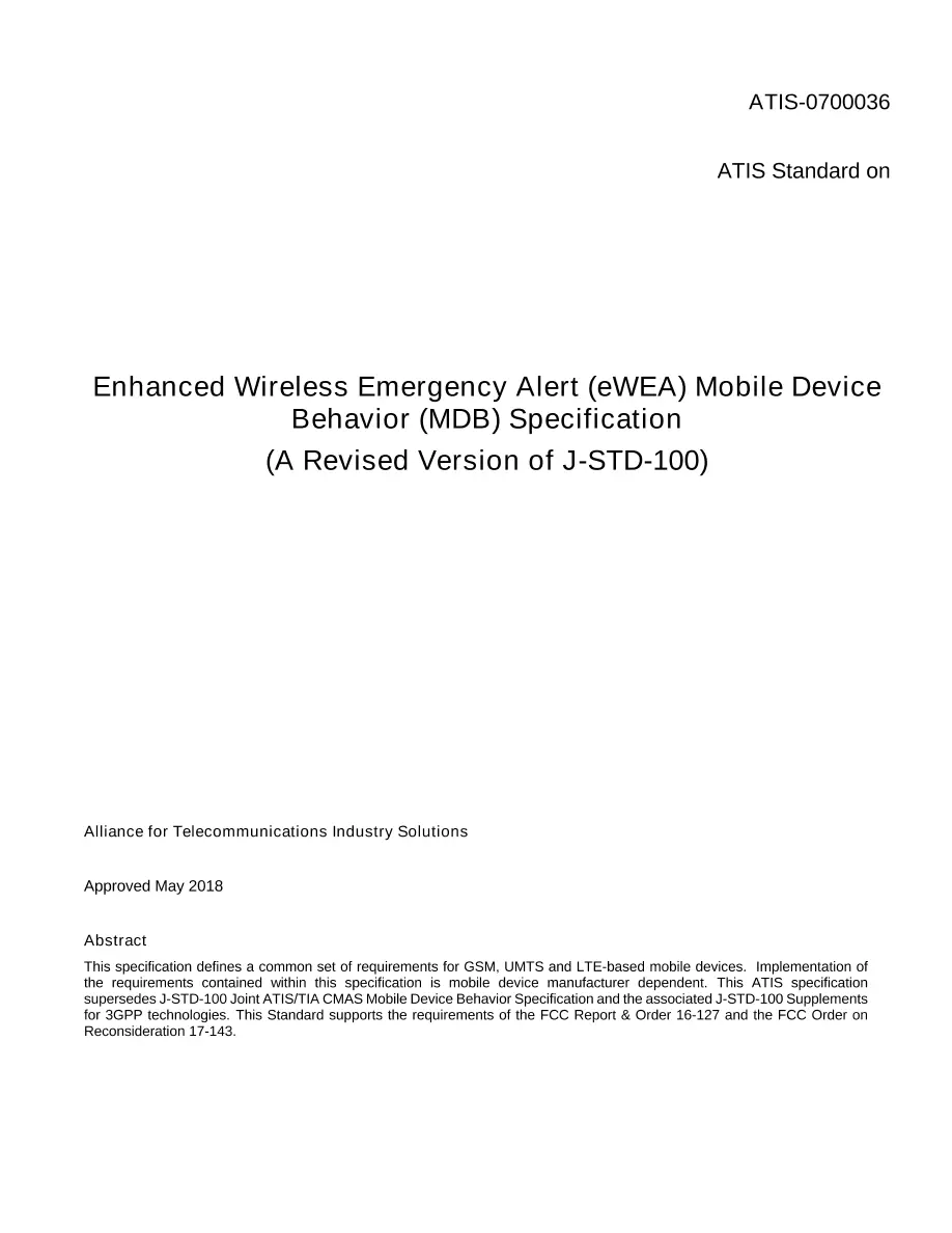ATIS 0700036 pdf