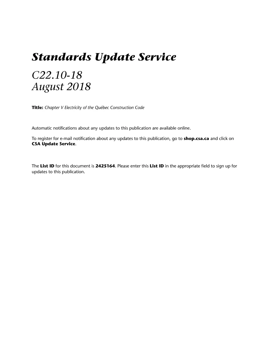 CSA C22.10-18 CSA C22.10-18 pdf