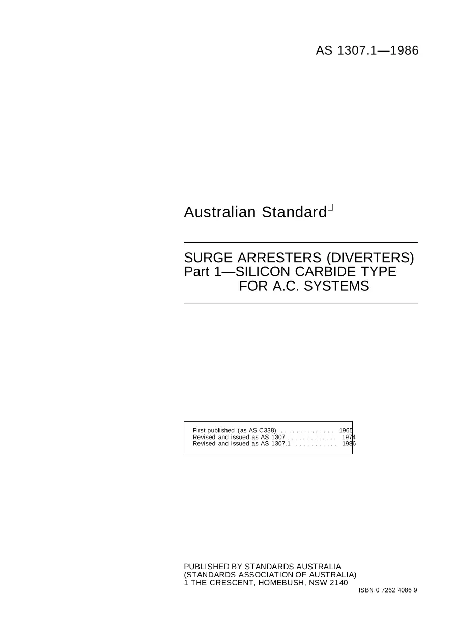 AS 1307.1-1986 AS 1307.1-1986 pdf