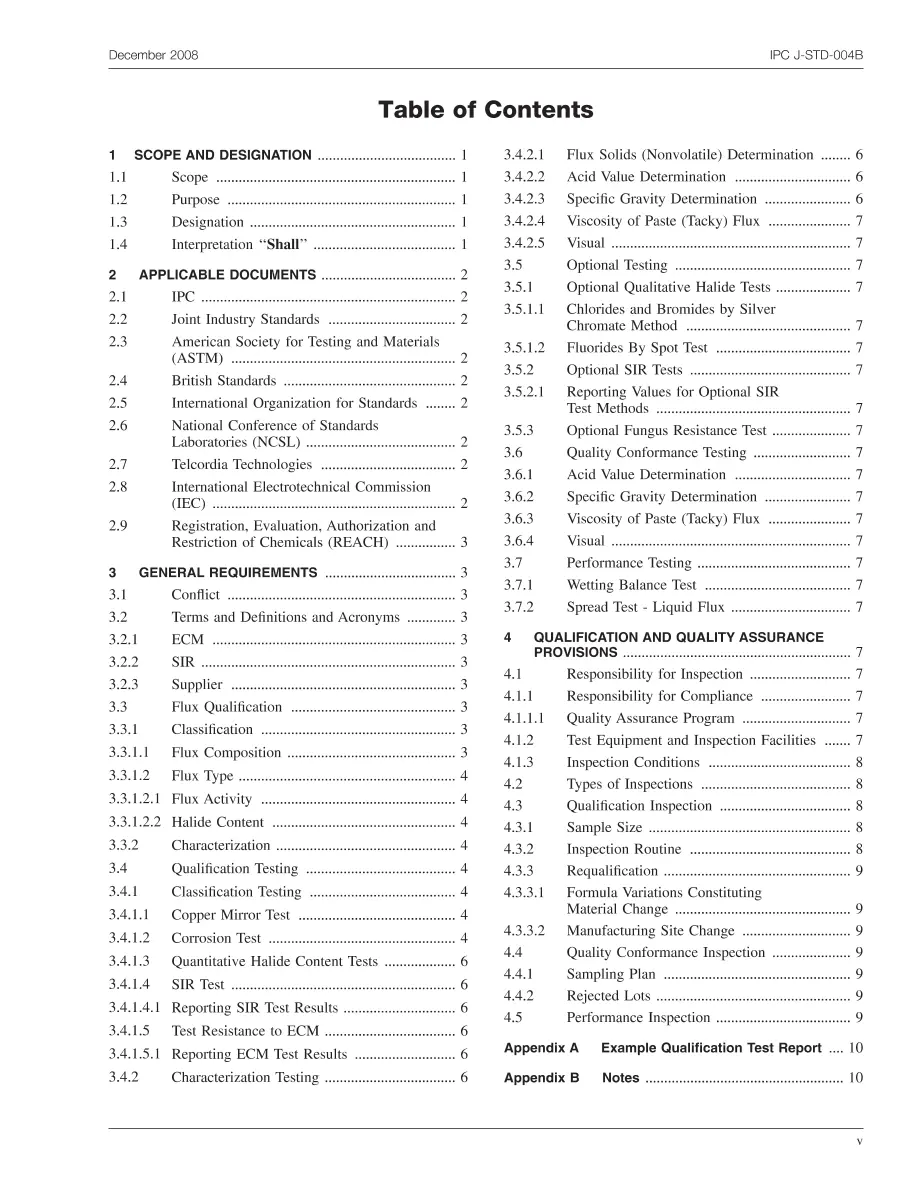IPC J-STD-004B IPC J-STD-004B pdf