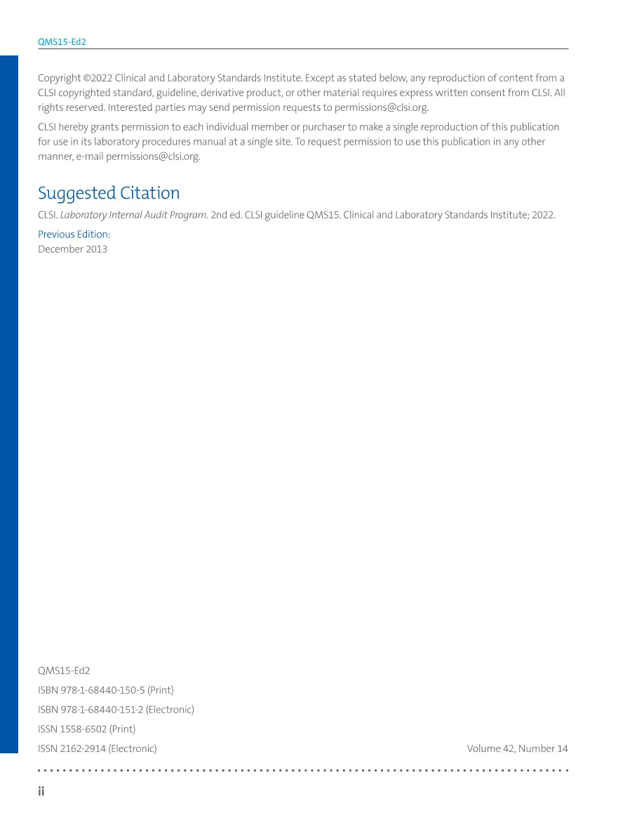 CLSI QMS15 CLSI QMS15 pdf